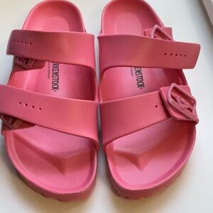 Birkenstock Vibrant Pink Slides